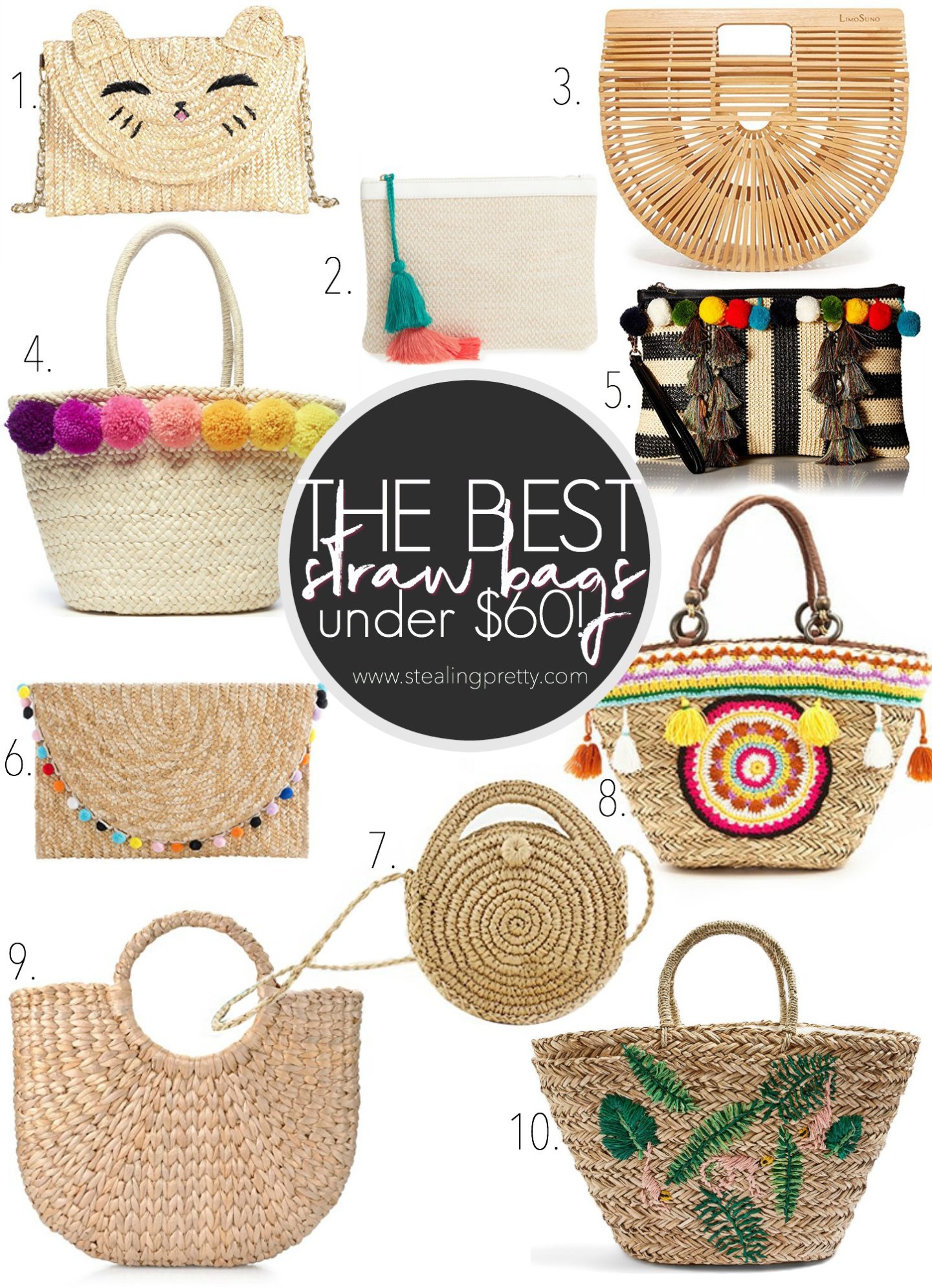 The Best Straw Bags Under 60! Stealing Pretty