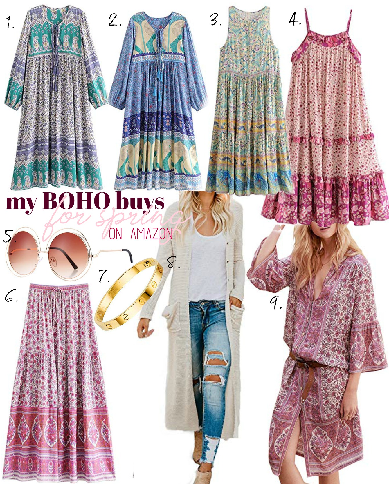 Boho Buys from Amazon