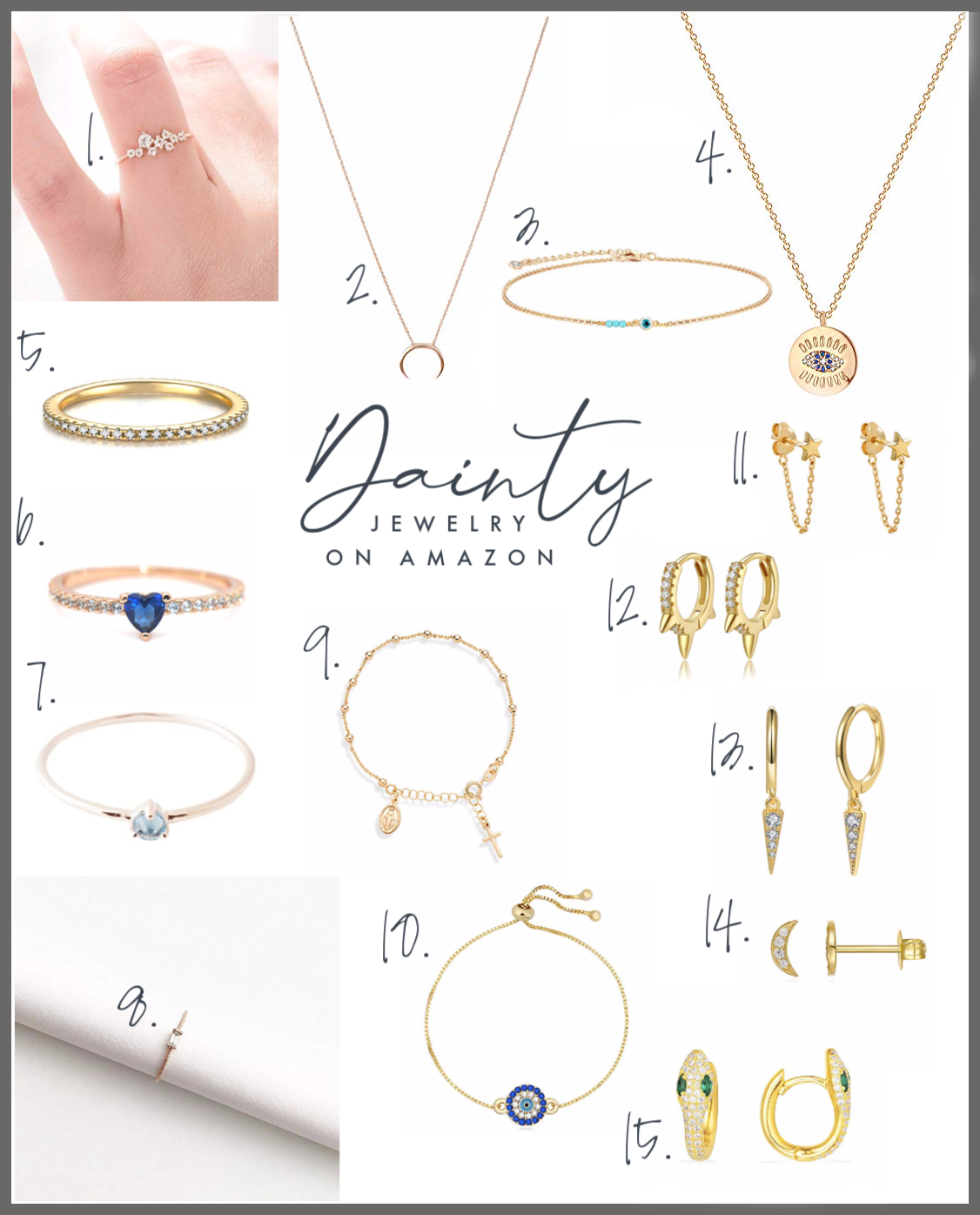 Dainty Jewelry on Amazon - Stealing Pretty