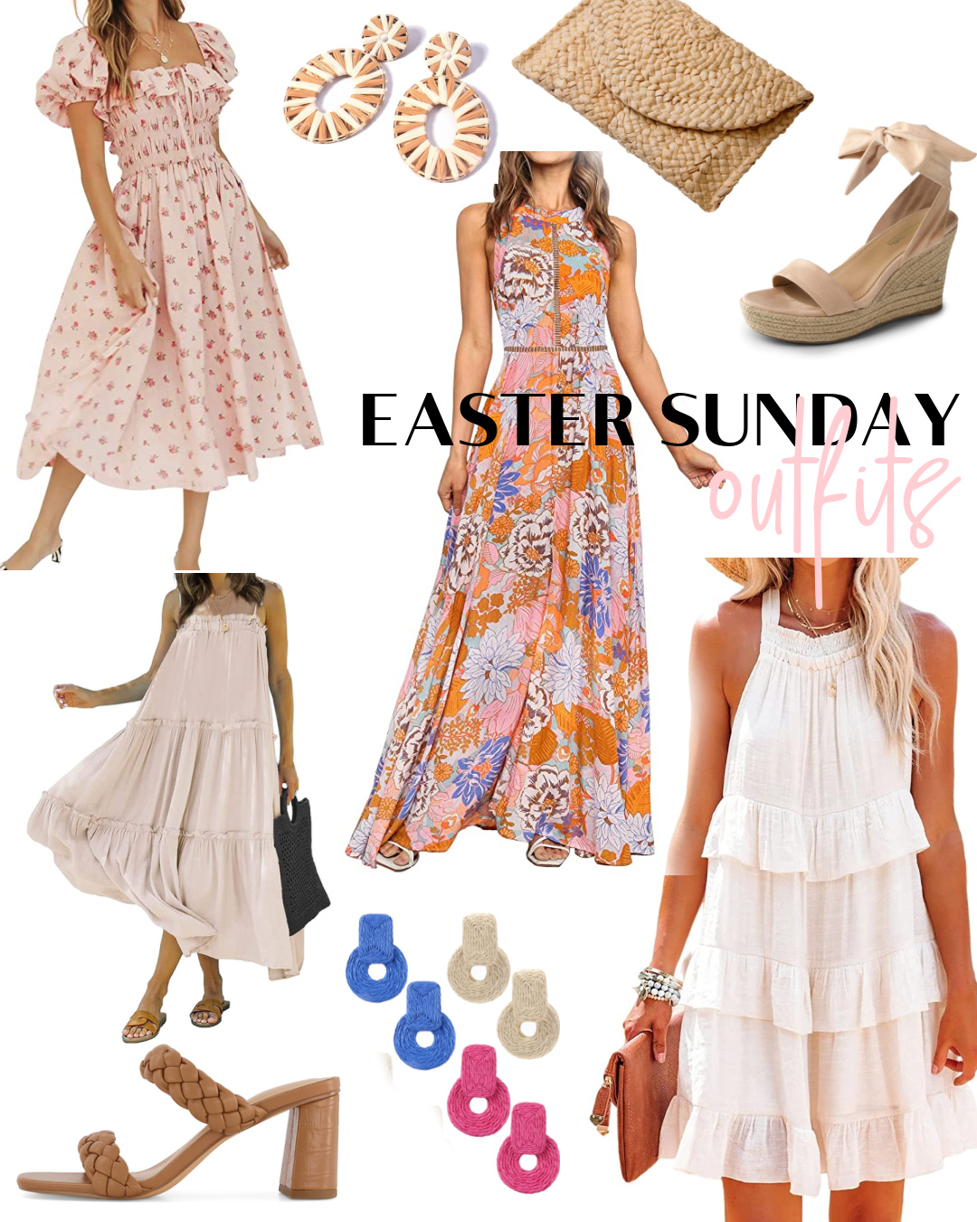 Easter Sunday Outfit Collage