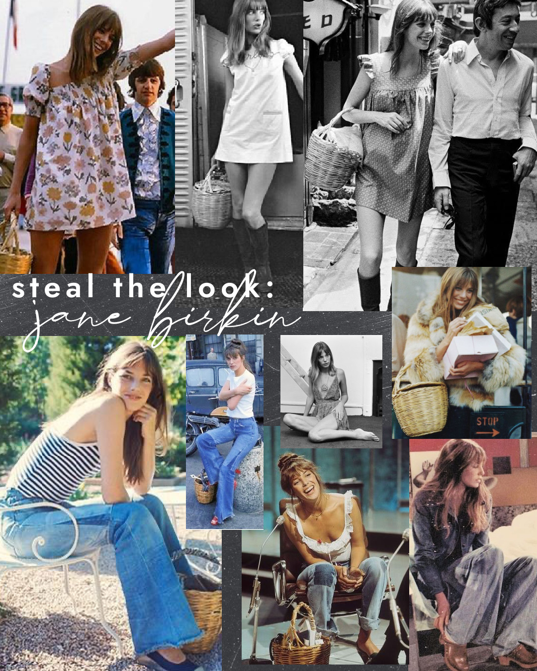 Steal her style: style icon Jane Birkin