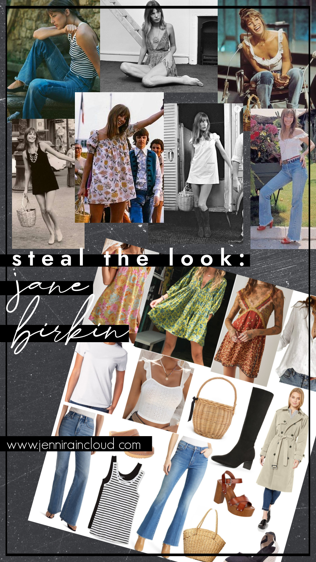 Steal the Look: Jane Birkin Style Icon – Stealing Pretty