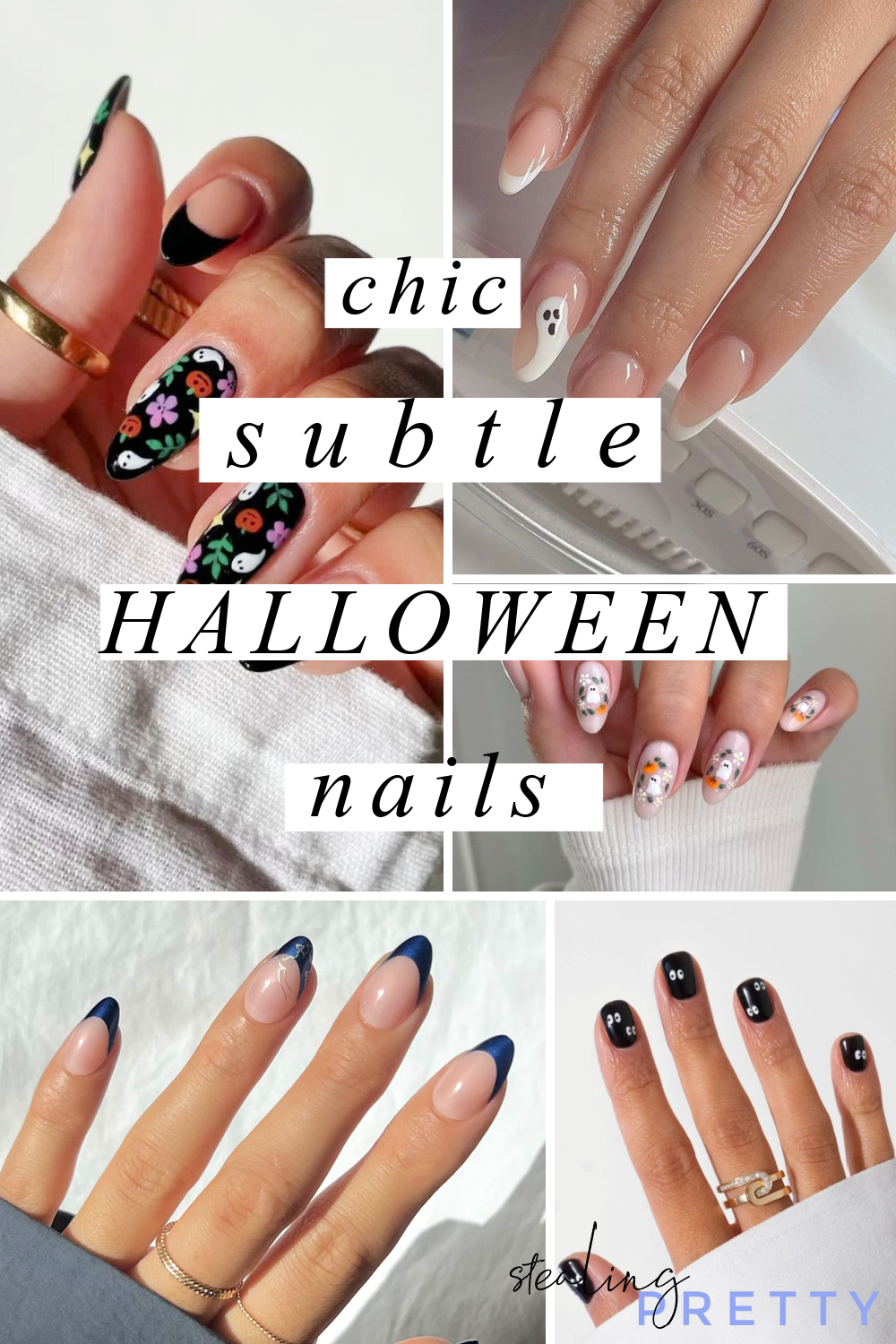Subtle and Chic Halloween Nails