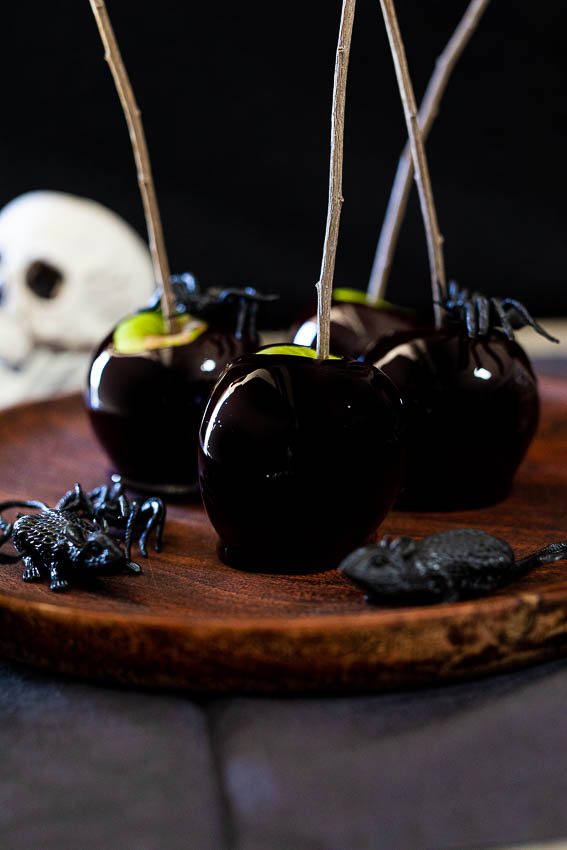 Black Candy Apples